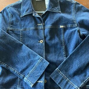 Liz Claiborne Dark Blue Denim Jacket